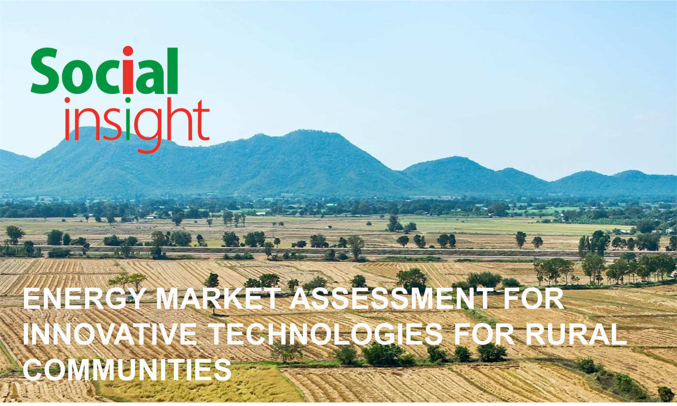 ENERGY MARKET ASSESSMENT FOR INNOVATIVE TECHNOLOGIES FOR RURAL COMMUNITIES